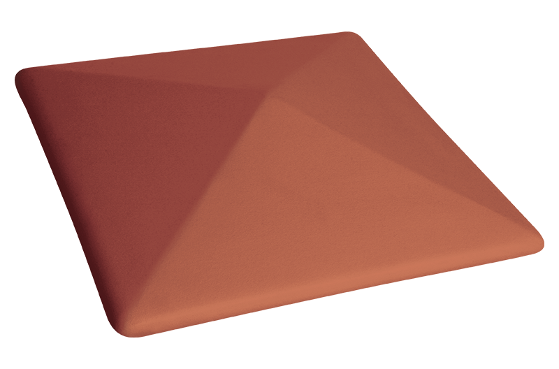  Клинкерна шапка за ограда Ruby red (01)