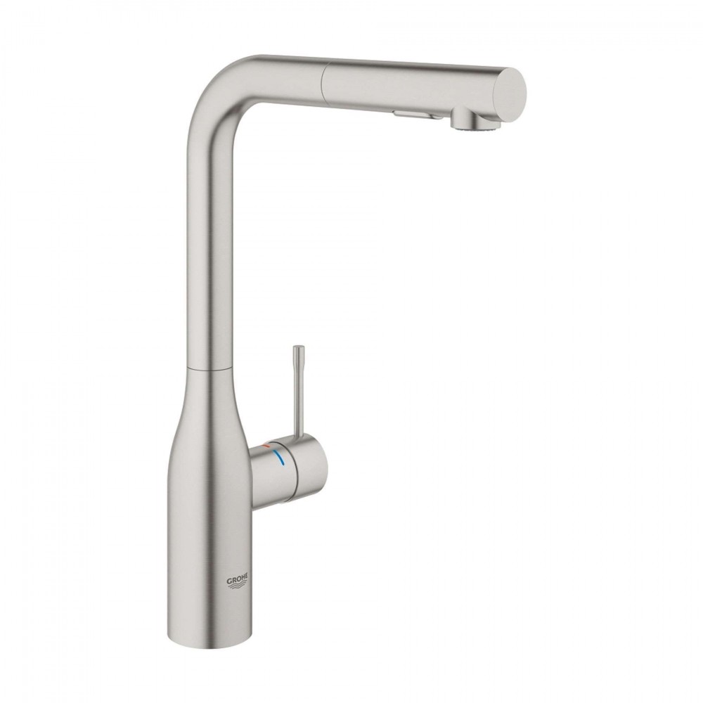 За кухня GROHE Essence издърпващ се душ с 2 функции