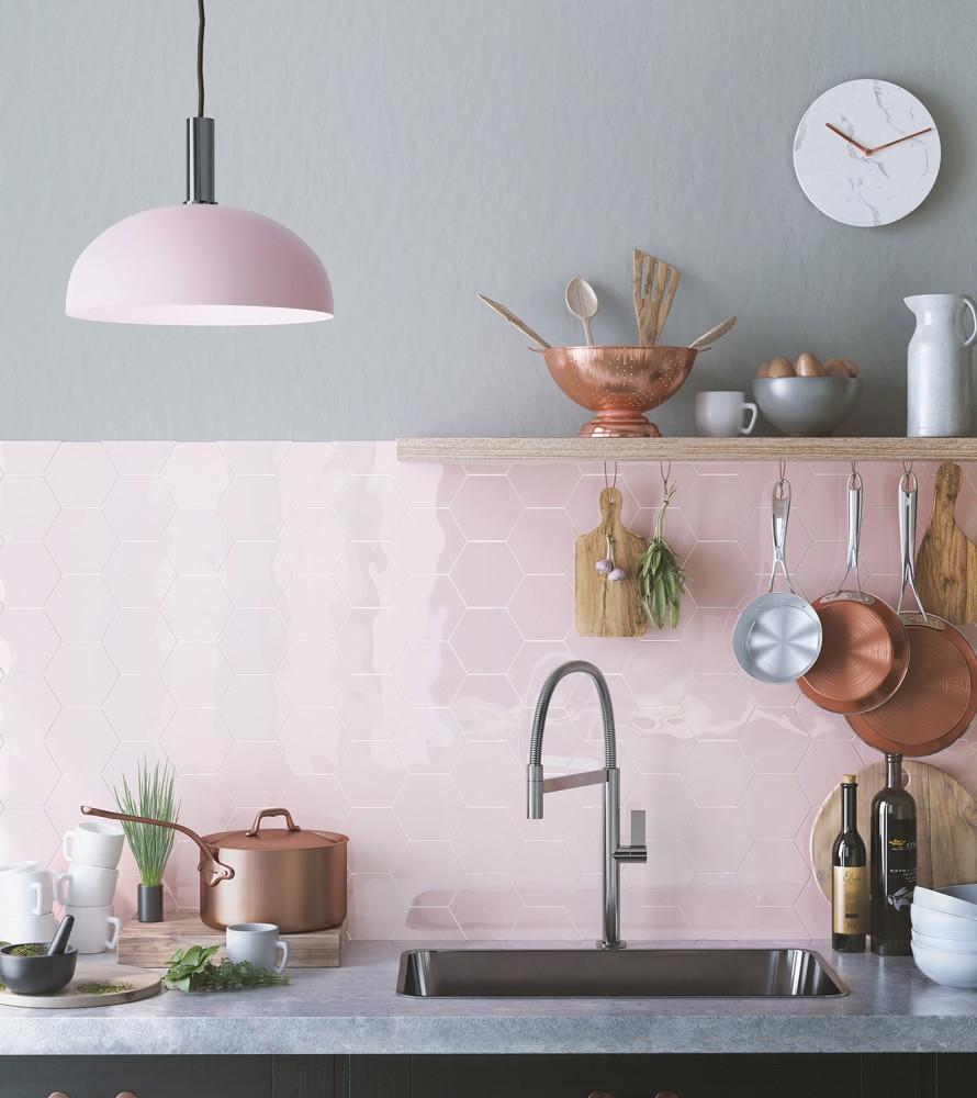 Стенни плочки Bondi Pink